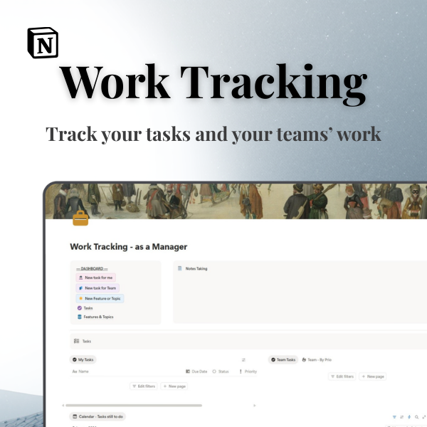Work Tracking - as a Manager
