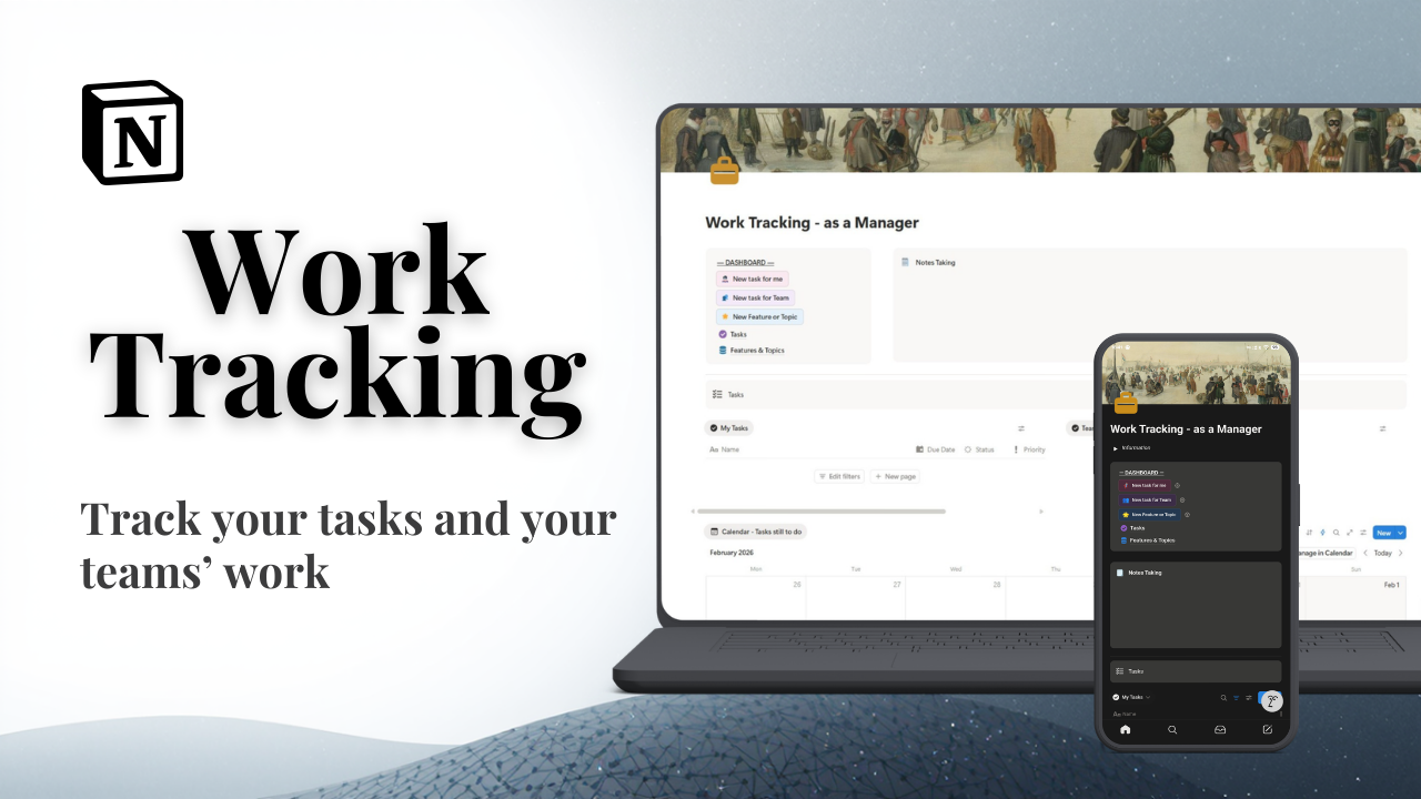 Work Tracking - as a Manager