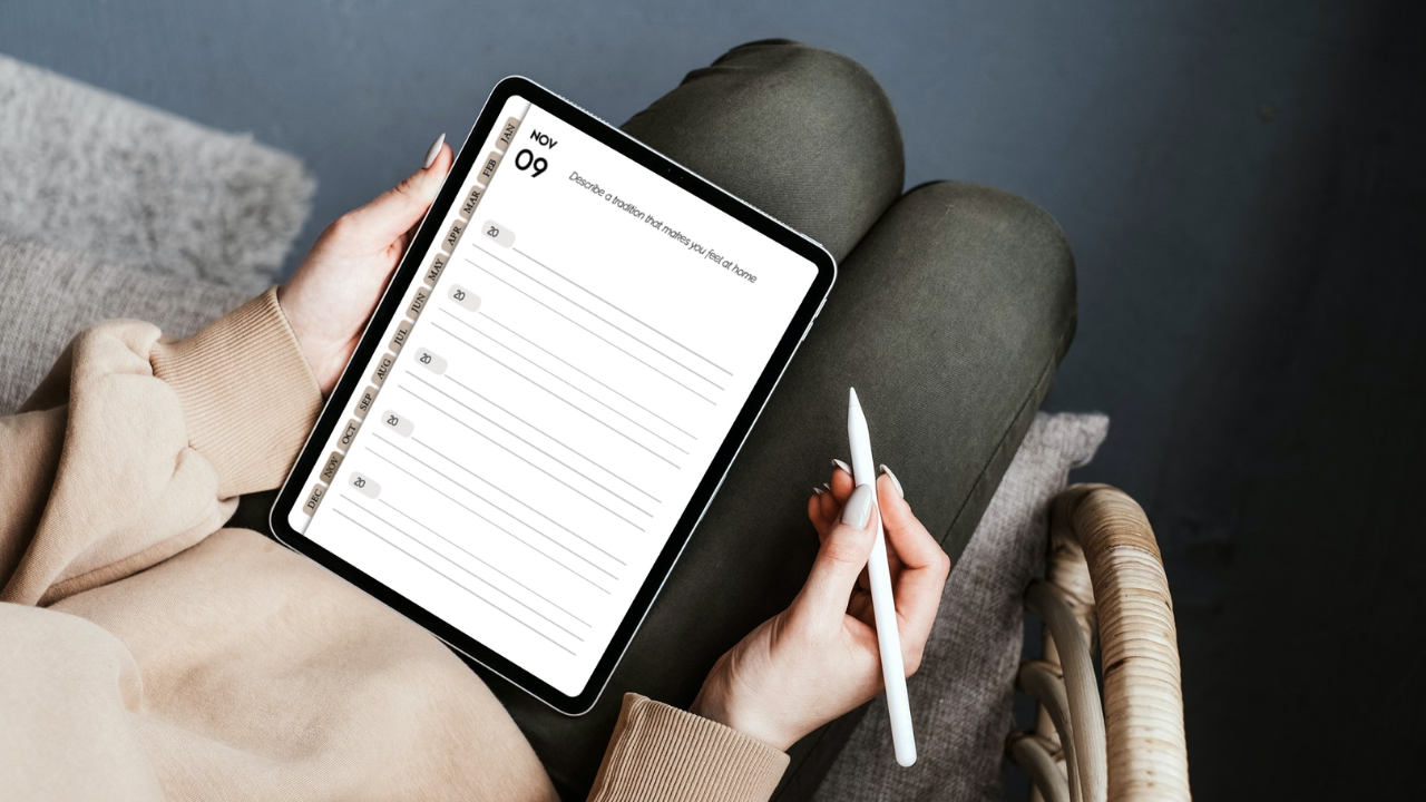 Digital 5-Year Journal - 365 Self-Reflection Prompts