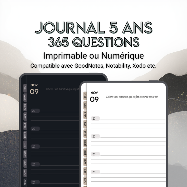 Journal Guidé 5 ans - 365 Questions